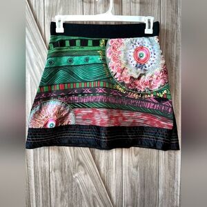 Disigual size M Mini multi-coloured boho skirt #festivalvibes Very Unique!!!!